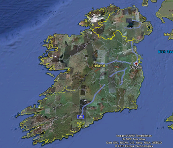 Google Earth View Of Ireland 