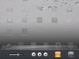 The new multi-tasking bar on the iPad