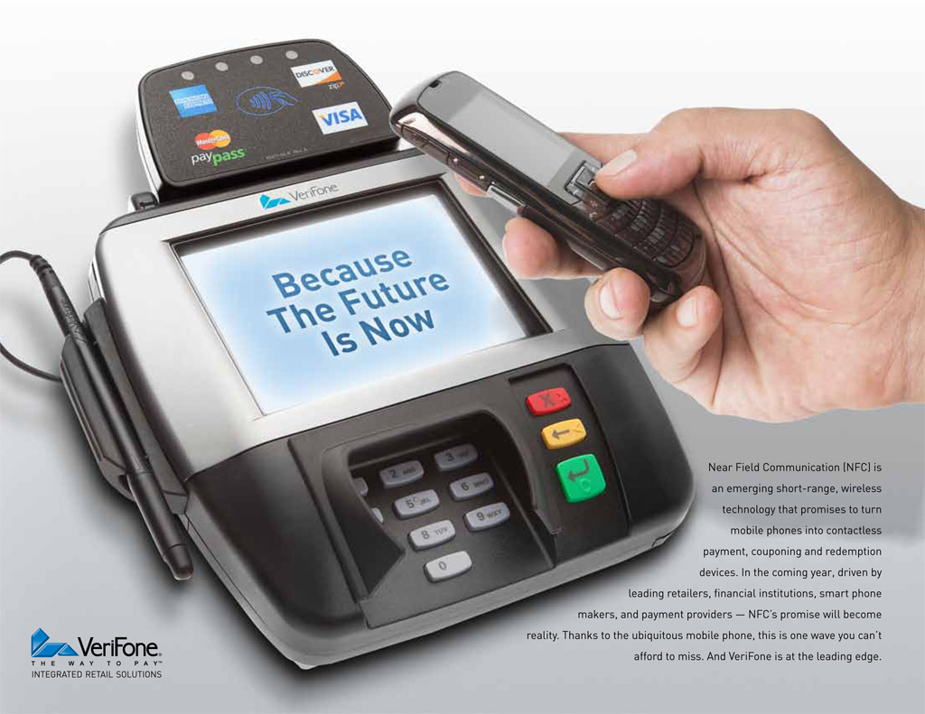 VeriFone Near Field Communication point-of-sale