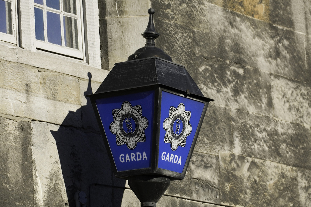 Garda station lamp. Photo by infomatique via Flickr