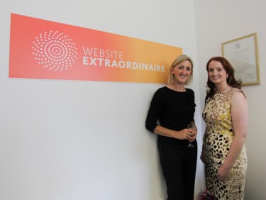 Joan Mulvihill of the Irish Internet Association with Beatrice Whelan MD of Website Extraordinaire