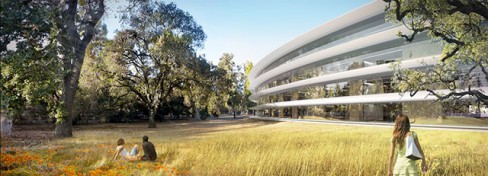 Apple's new HQ in Cupertino