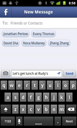 Android Facebook Messenger