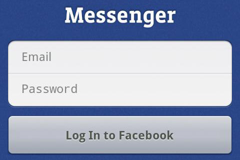 facebook messenger login from