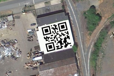 The world's largest QR code - Southern Resources recycling from above
