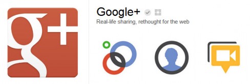 Google+'s page