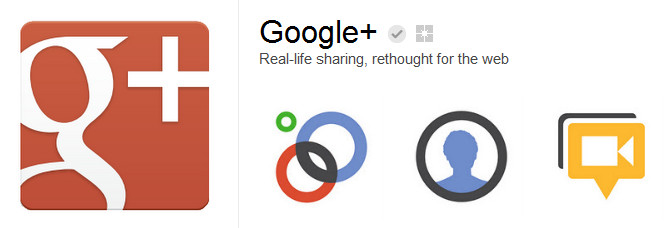 Google+'s page