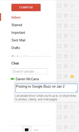 Gmail Chat Status