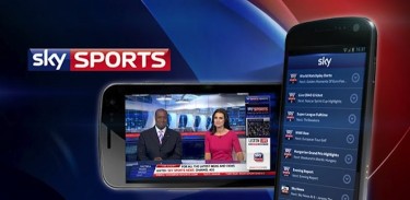 Sky Sports TV app on Android