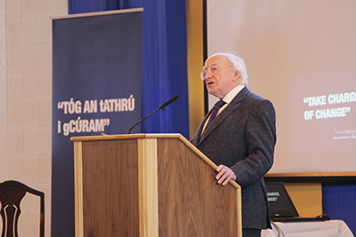 Ireland's President, Michael D. Higgins