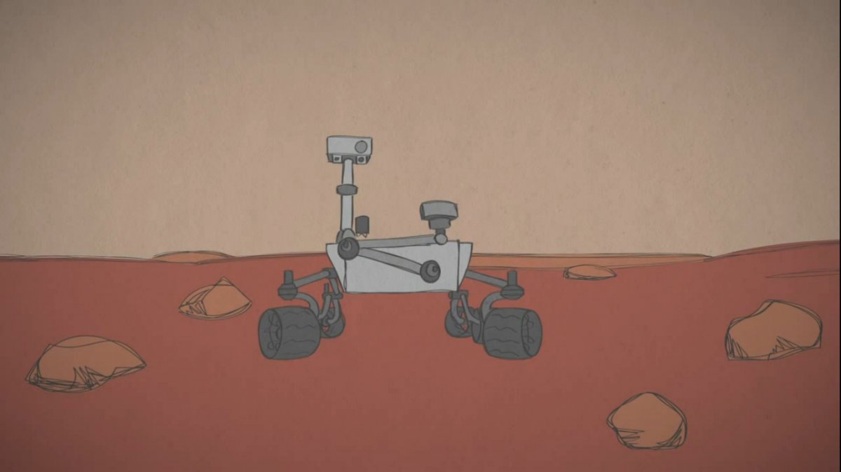 How does NASA drive the Curiosity Rover on Mars?