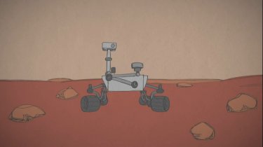 How does NASA drive the Mars Curiosity Rover