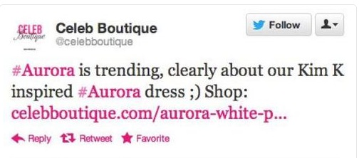 Celeb Boutique Twitter fail