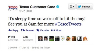 Tesco Twitter fail