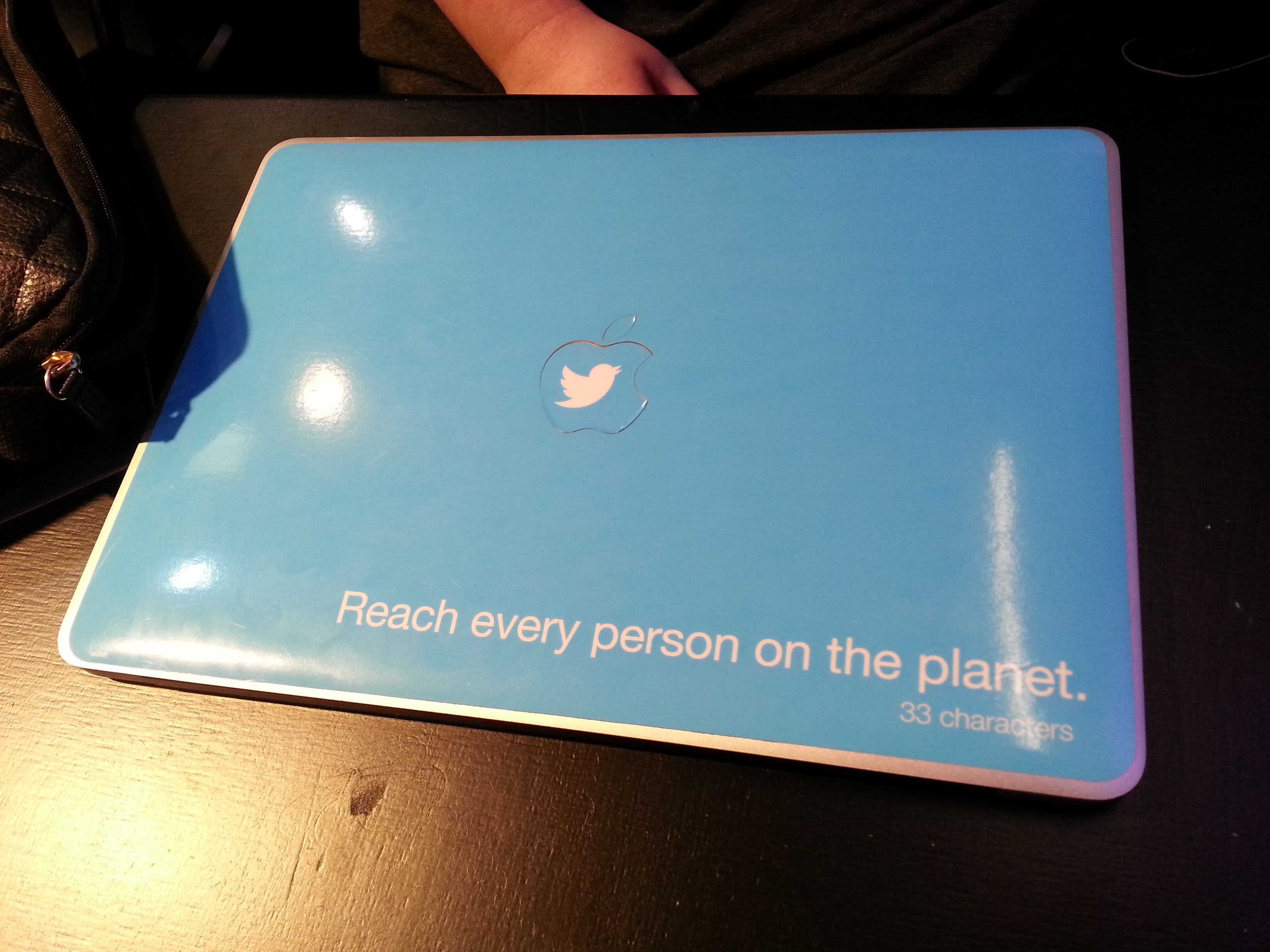 Twitter laptop