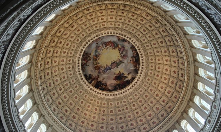 US Capitol ceiling