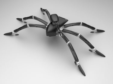 robot spider, nanoweapon
