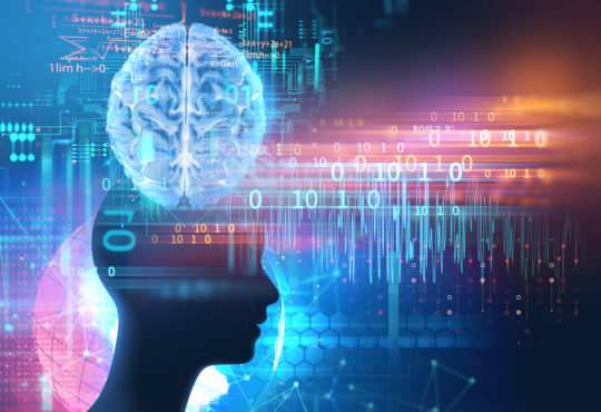 virtual human on brain delta wave form 3d illustration , represent meditation and deep sleep therapy.