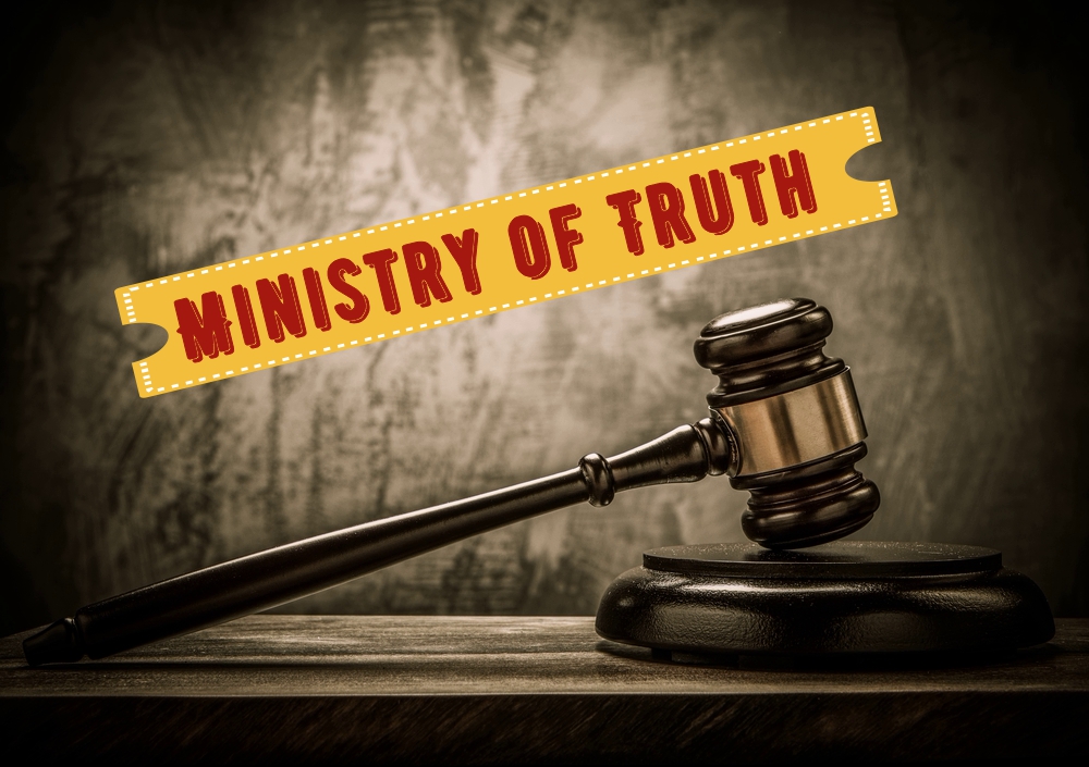 judge gavel ministry of truth