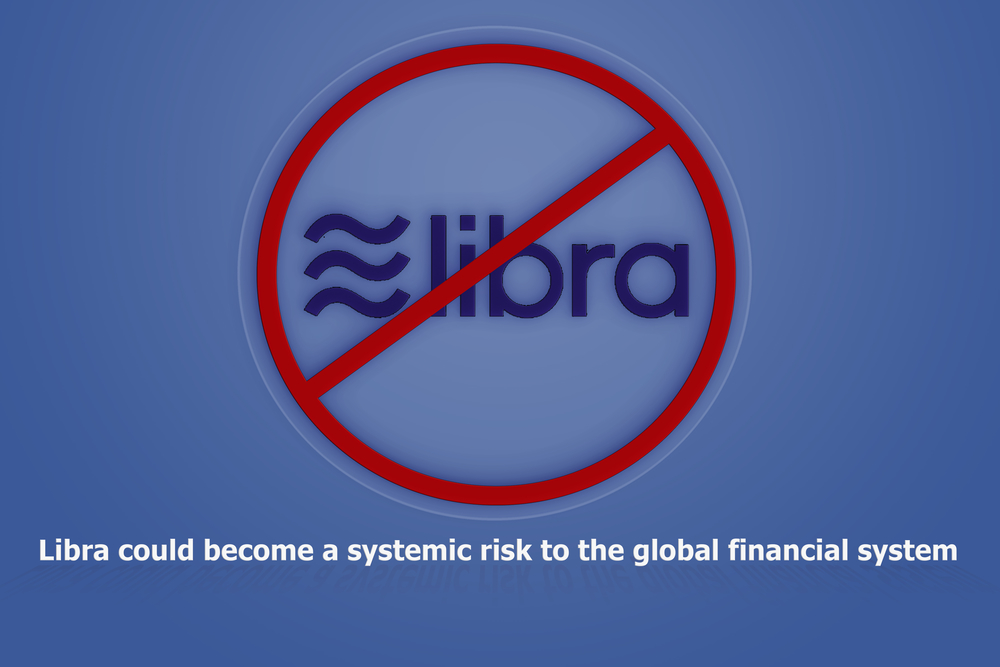 Facebook's Libra Coin could become a systemic risk to the global financial system and rival central banks .