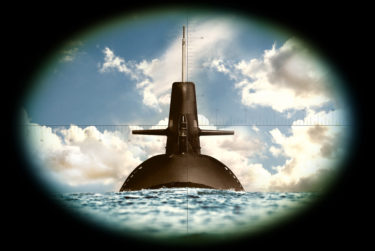 submarine in crosshairs