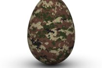 Digital Camouflage Easter Eggs