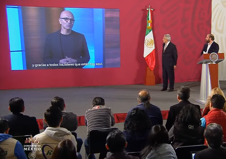 Microsoft CEO Satya Nadella Mexico