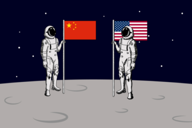US China moon