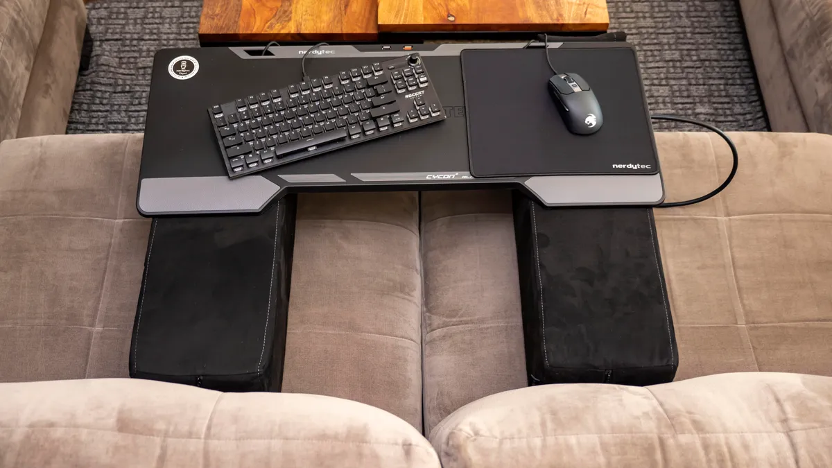 The Couchmaster Is a Lap Desk That Creates a Workstation Right On Your Couch